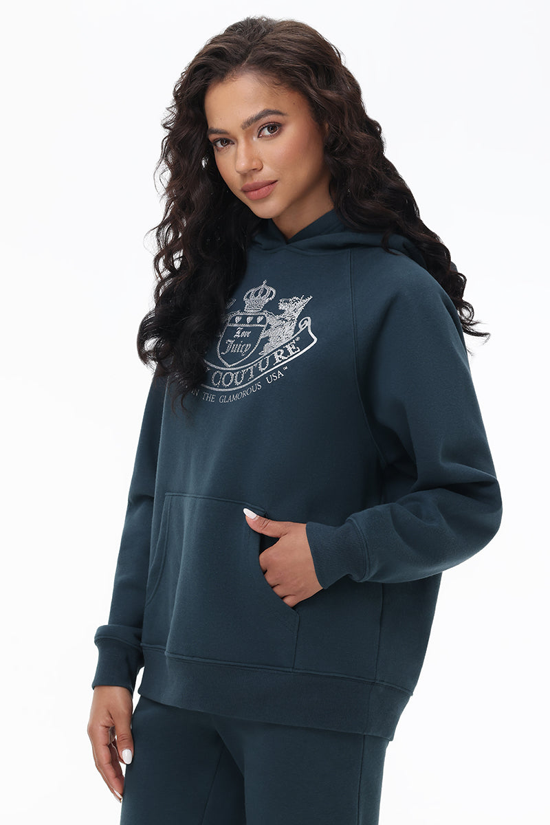 Oversized Fleece Scottie Dog Hoodie - Image 2