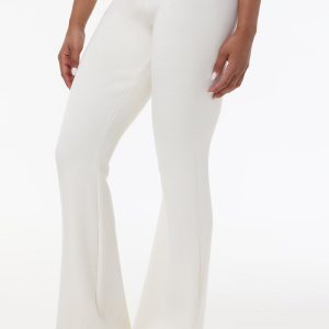 Low Rise Knit Flare Pants