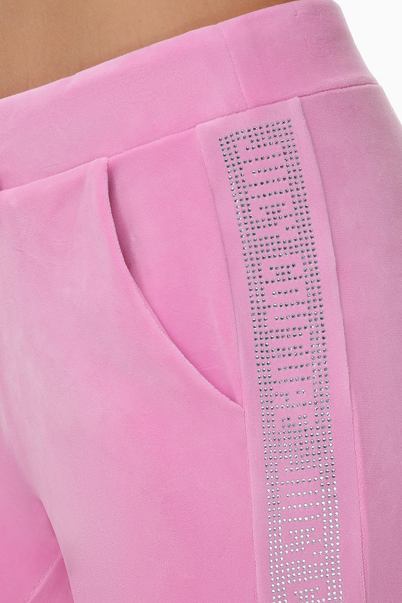 Velour Jogger With Side Bling - Image 4