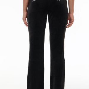 Mixed Crystals Velour Track Pants