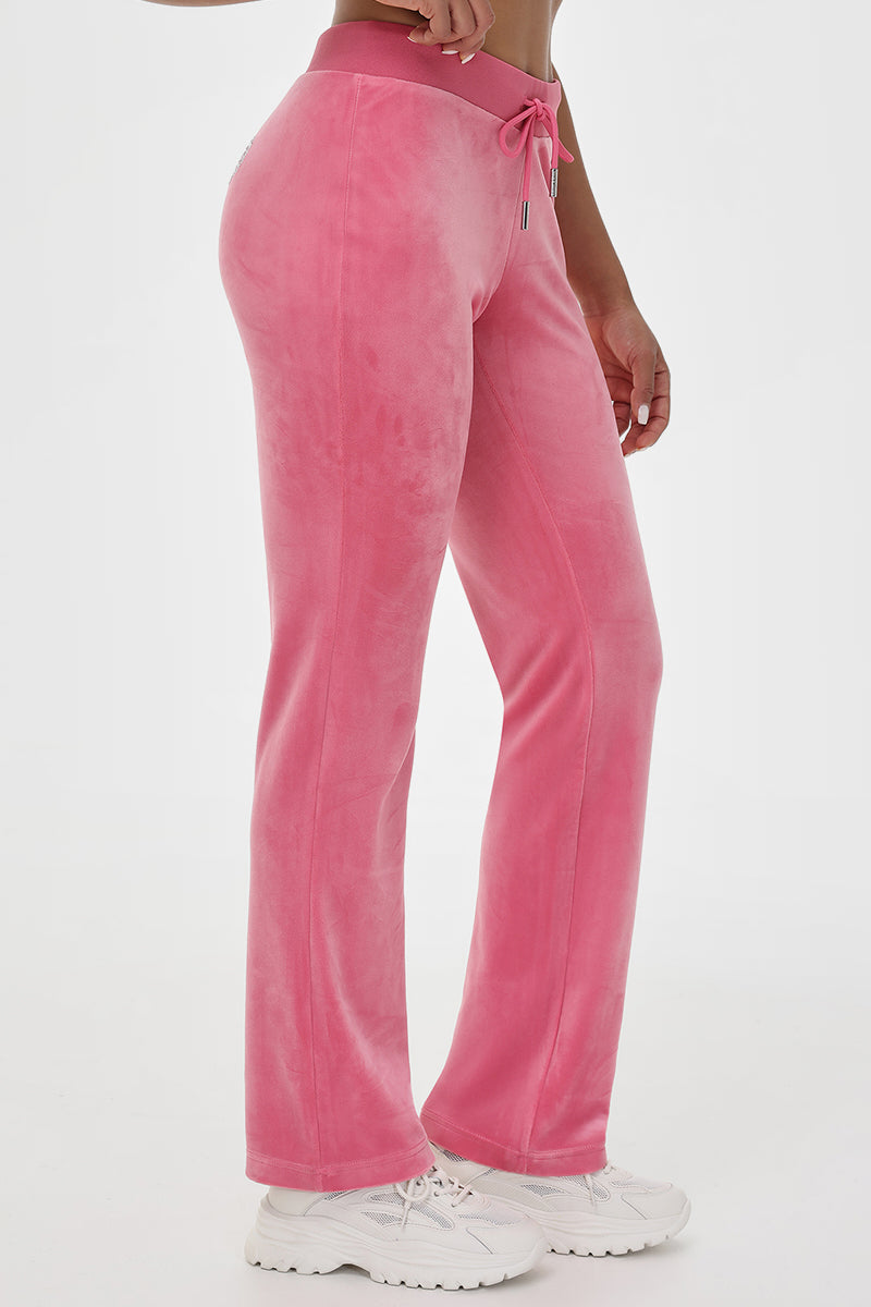 Mixed Crystals Velour Track Pants - Image 4
