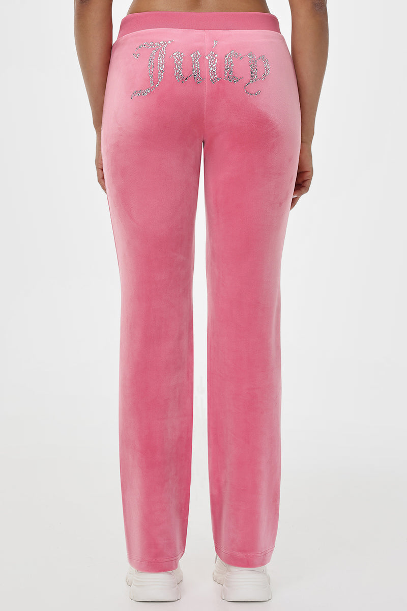 Mixed Crystals Velour Track Pants - Image 2