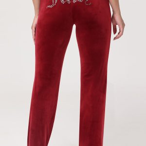 Mixed Crystals Velour Track Pants