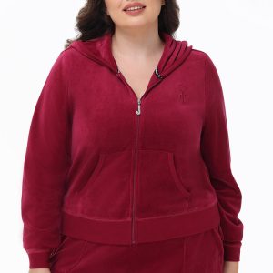 Plus-Size Heritage Cotton Velour Hoodie