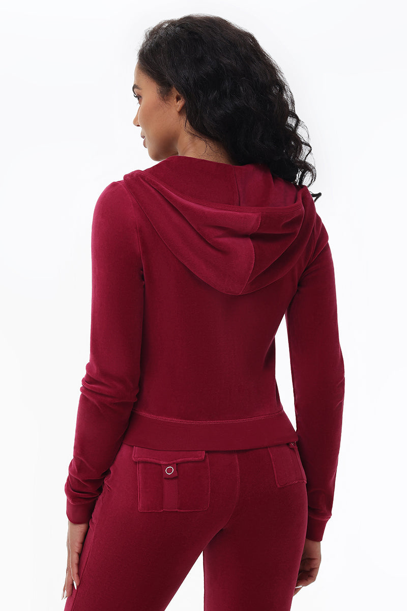 Heritage Cotton Velour Hoodie - Image 3