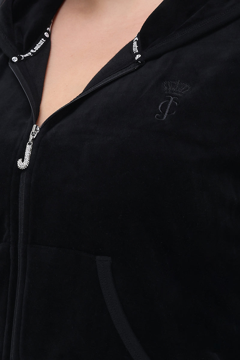 Plus-Size Heritage Cotton Velour Hoodie - Image 4