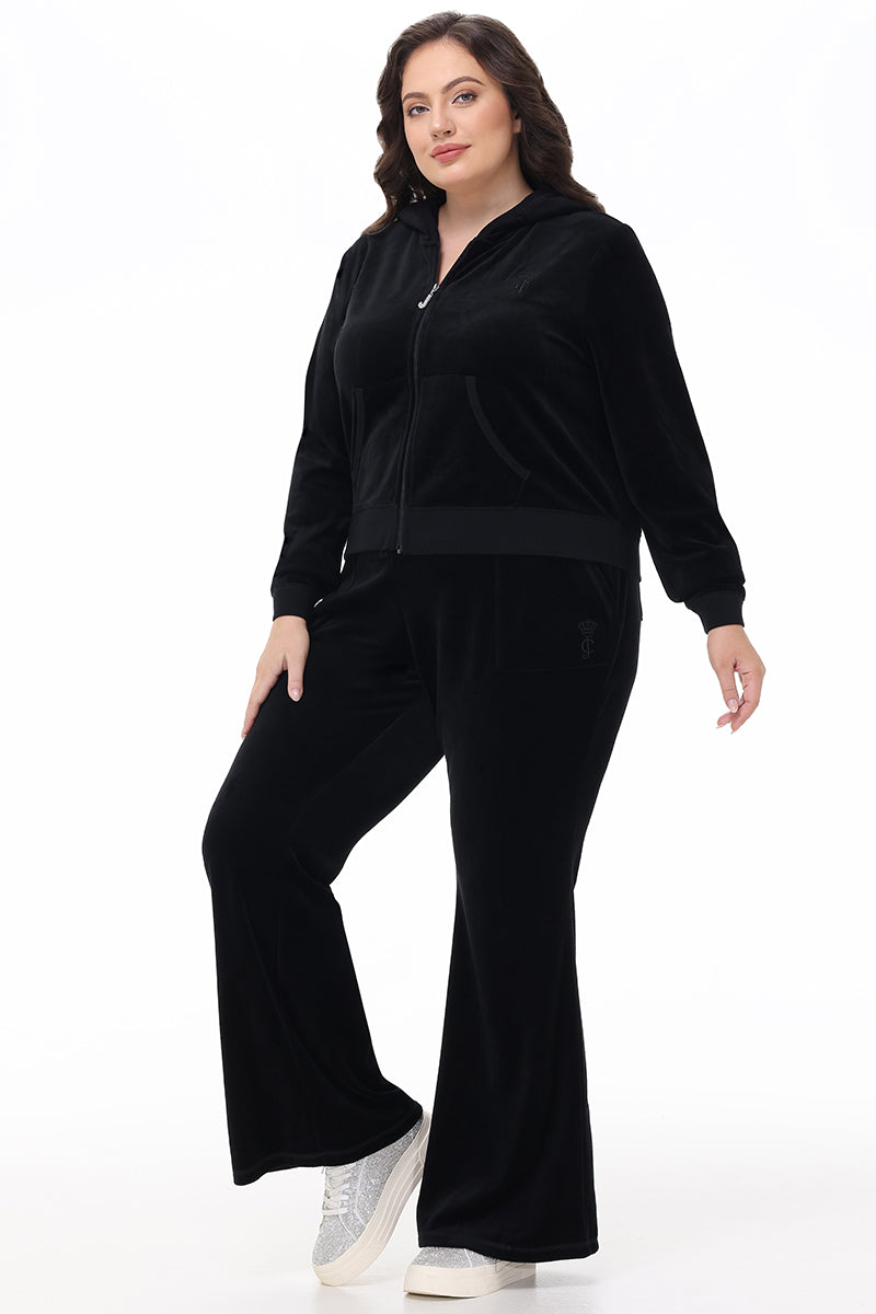 Plus-Size Heritage Cotton Velour Hoodie - Image 5