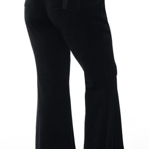Plus-Size Heritage Cotton Velour Track Pants
