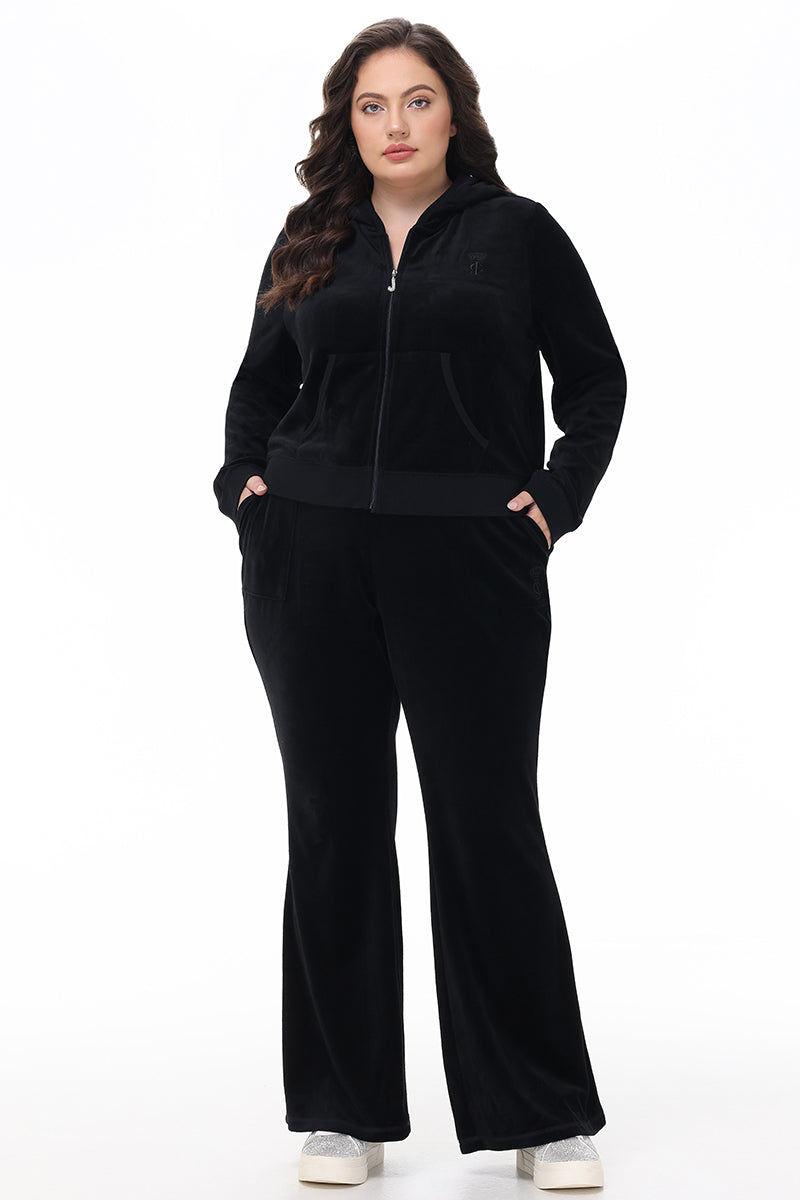 Plus-Size Heritage Cotton Velour Track Pants - Image 5