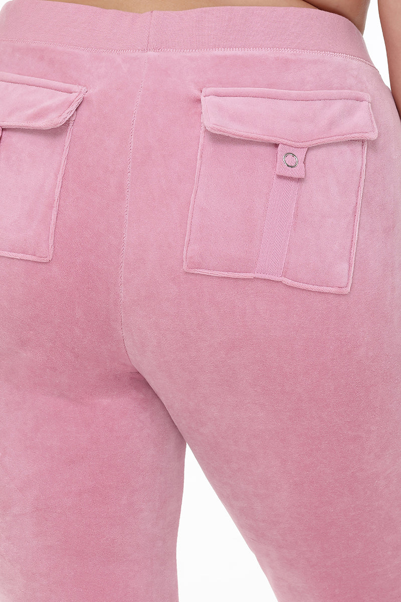 Plus-Size Heritage Cotton Velour Track Pants - Image 4