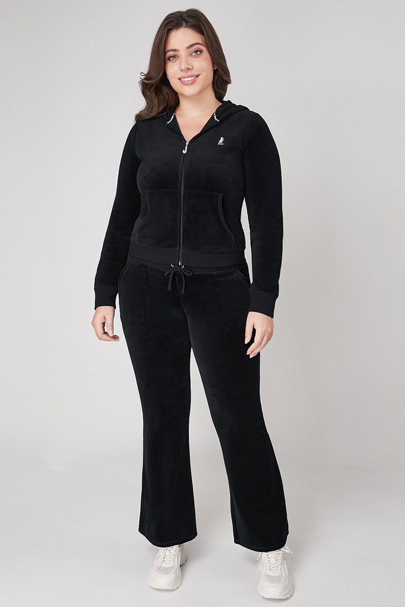 Plus-Size Scottie Cotton Velour Hoodie - Image 5