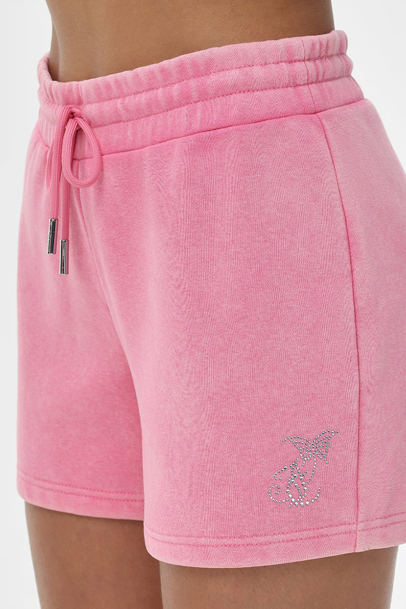 Small Bling Butterfly Fleece Shorts - Image 4