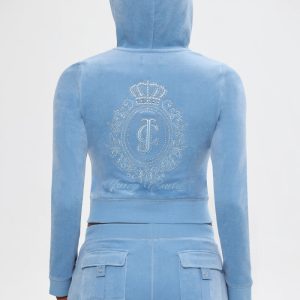 Crown Heritage Cotton Velour Hoodie
