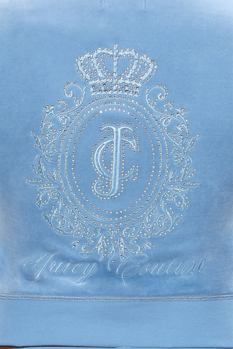 Crown Heritage Cotton Velour Hoodie - Image 4