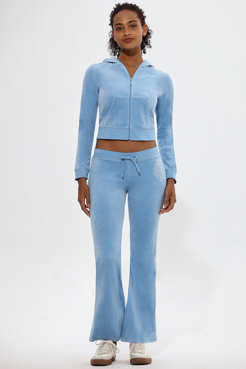 Crown Heritage Cotton Velour Hoodie - Image 5