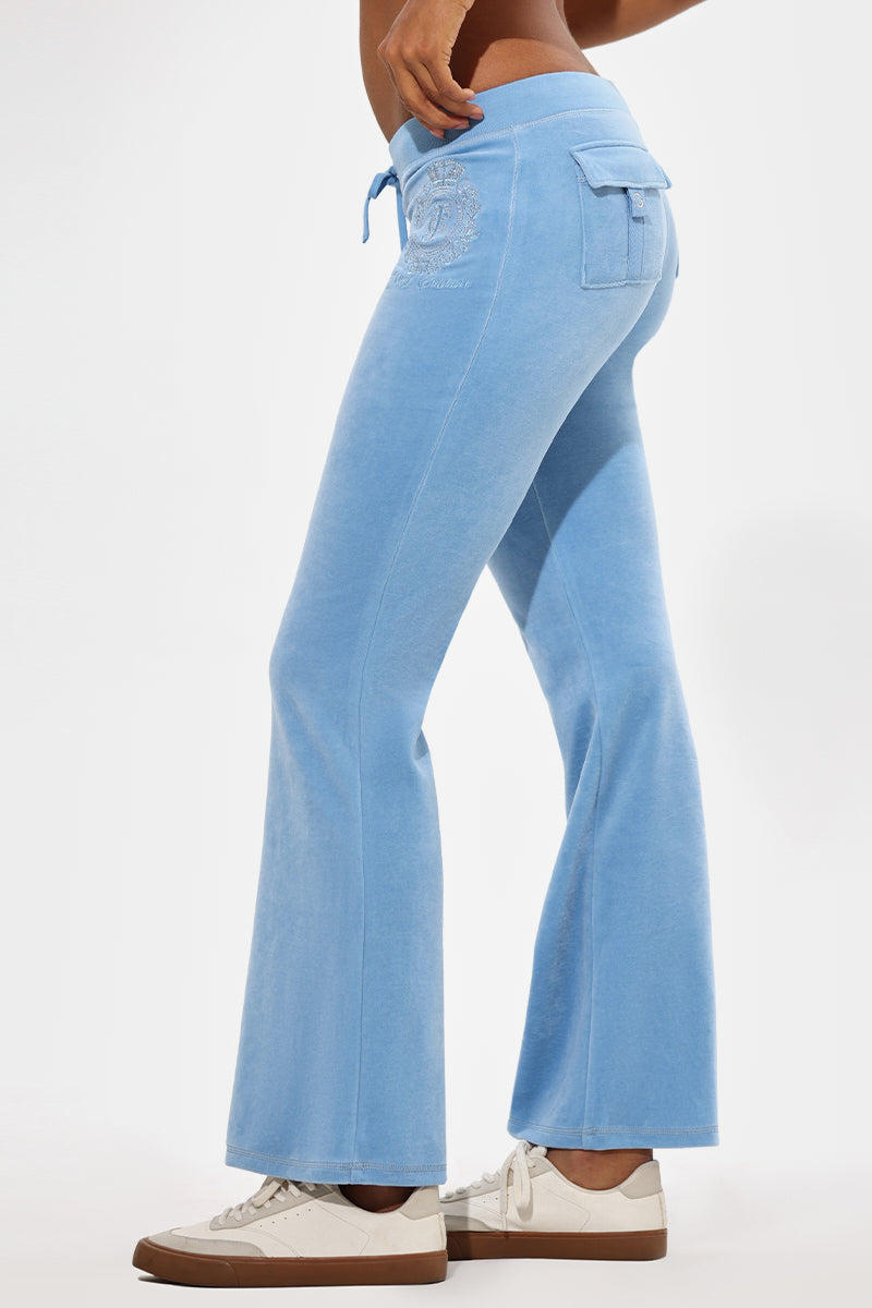 Crown Heritage Cotton Velour Track Pants - Image 3