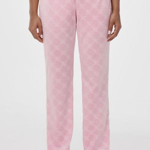 Embossed Velour Track Pant