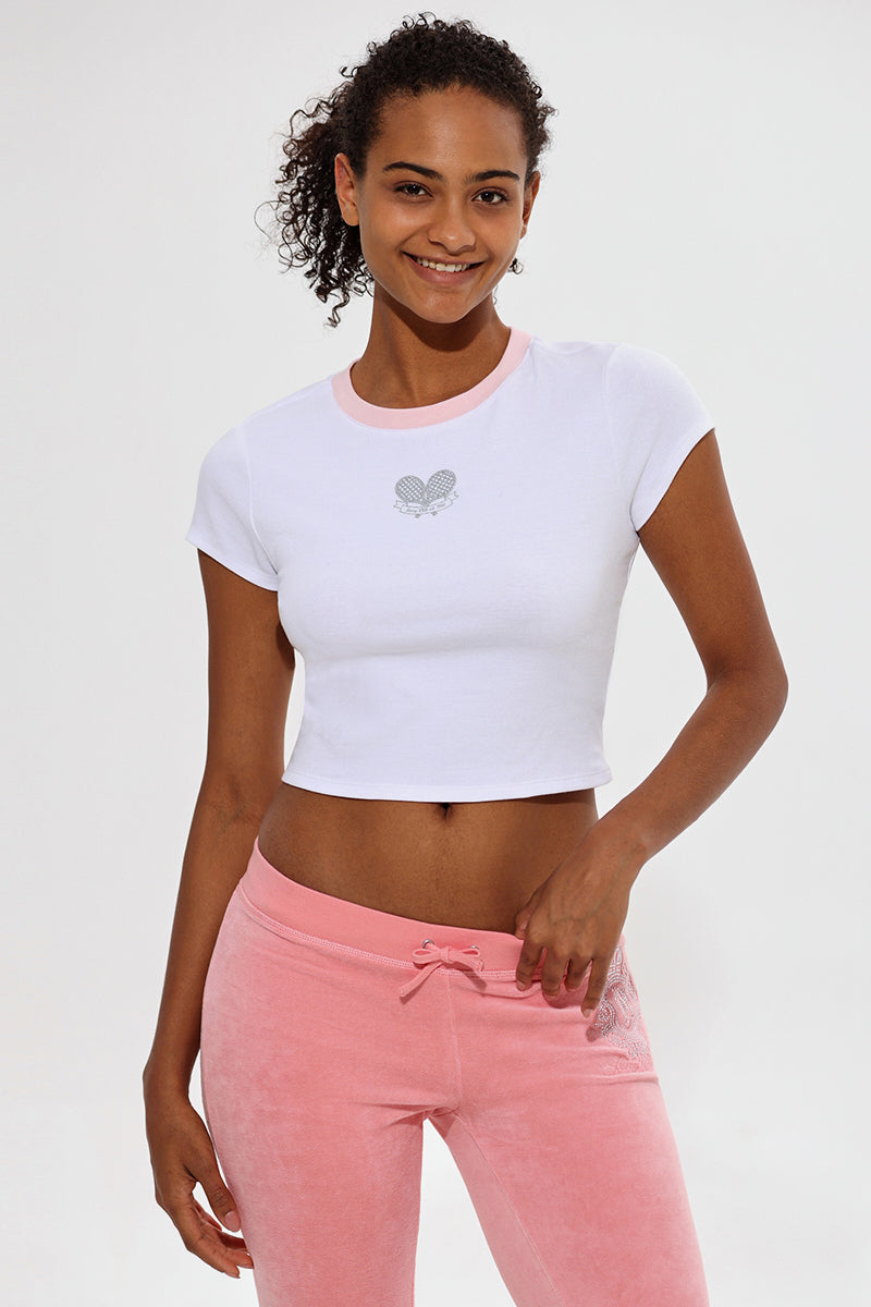 Juicy Tennis Baby Tee - Image 3