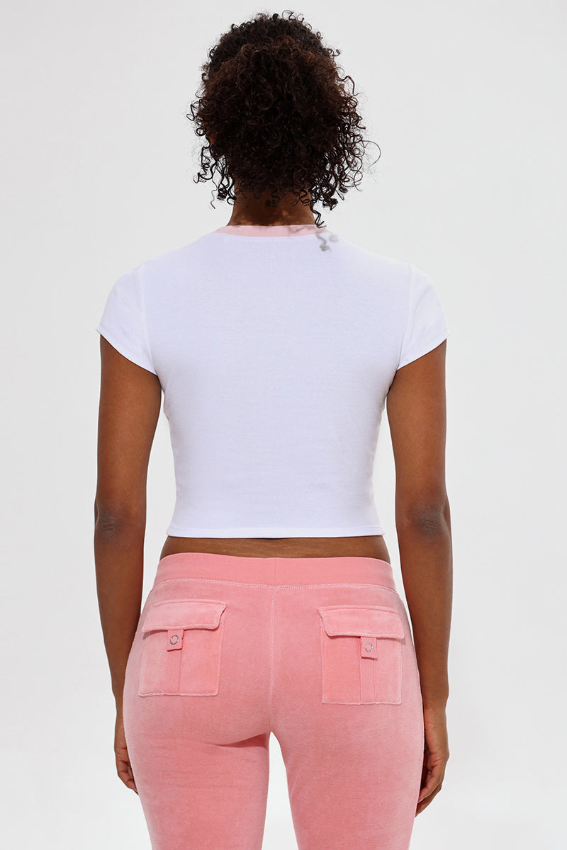 Juicy Tennis Baby Tee - Image 2