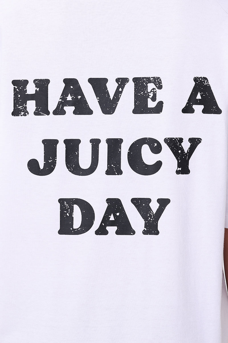Oversized Have A Juicy Day Tee - Image 5