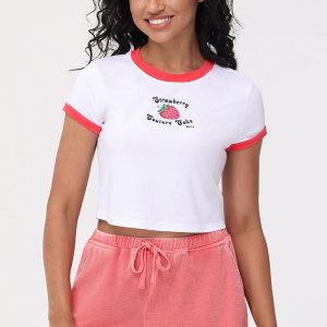 Strawberry Ringer Tee