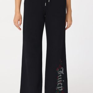Roses Wide Leg Track Pants
