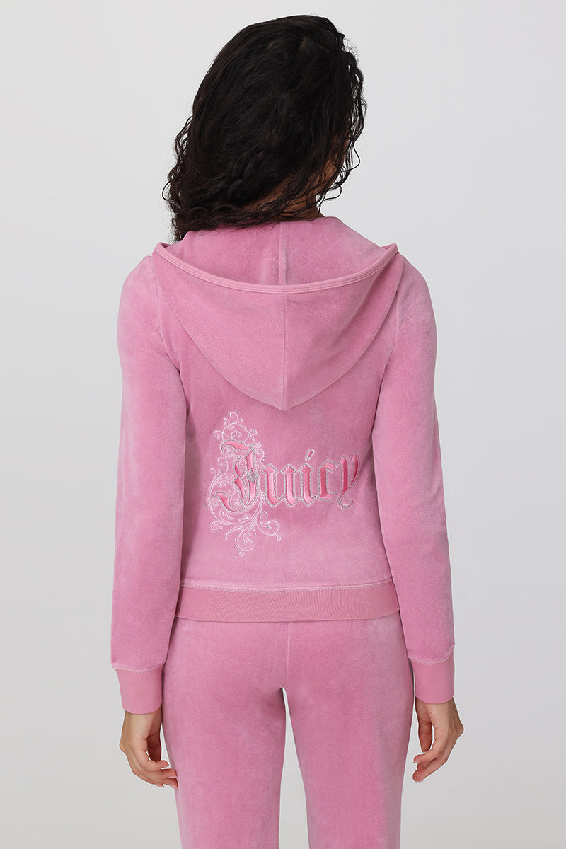 Monogram Heritage Cotton Velour Hoodie - Image 2