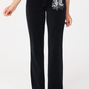 Monogram Heritage Cotton Velour Track Pants