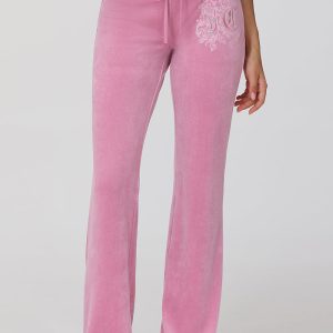 Monogram Heritage Cotton Velour Track Pants