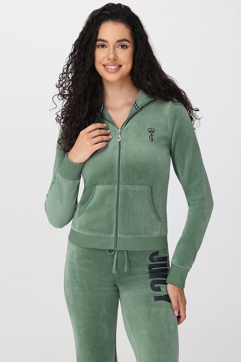 Rebel Without Couture Heritage Cotton Velour Hoodie - Image 6