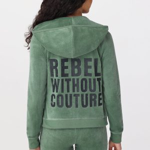 Rebel Without Couture Heritage Cotton Velour Hoodie