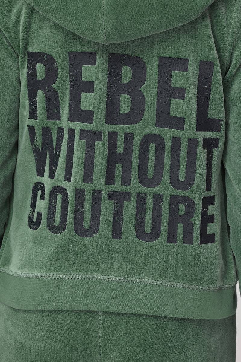 Rebel Without Couture Heritage Cotton Velour Hoodie - Image 4