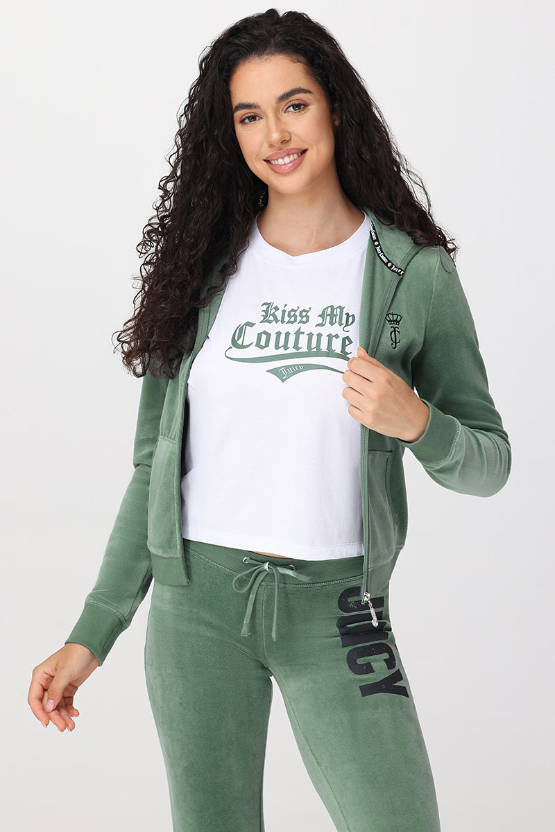 Rebel Without Couture Heritage Cotton Velour Hoodie - Image 5
