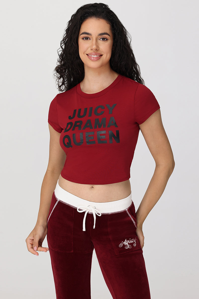 Juicy Drama Queen Baby Tee - Image 2