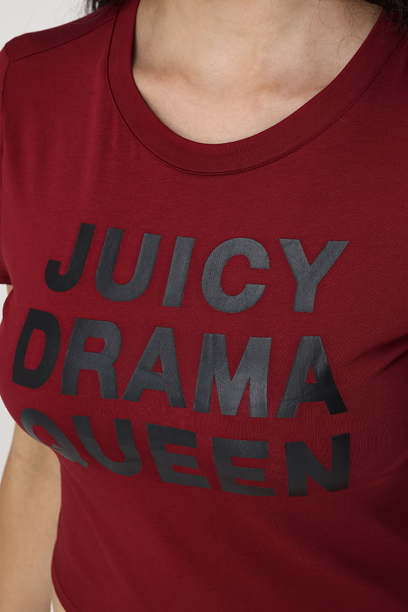 Juicy Drama Queen Baby Tee - Image 4