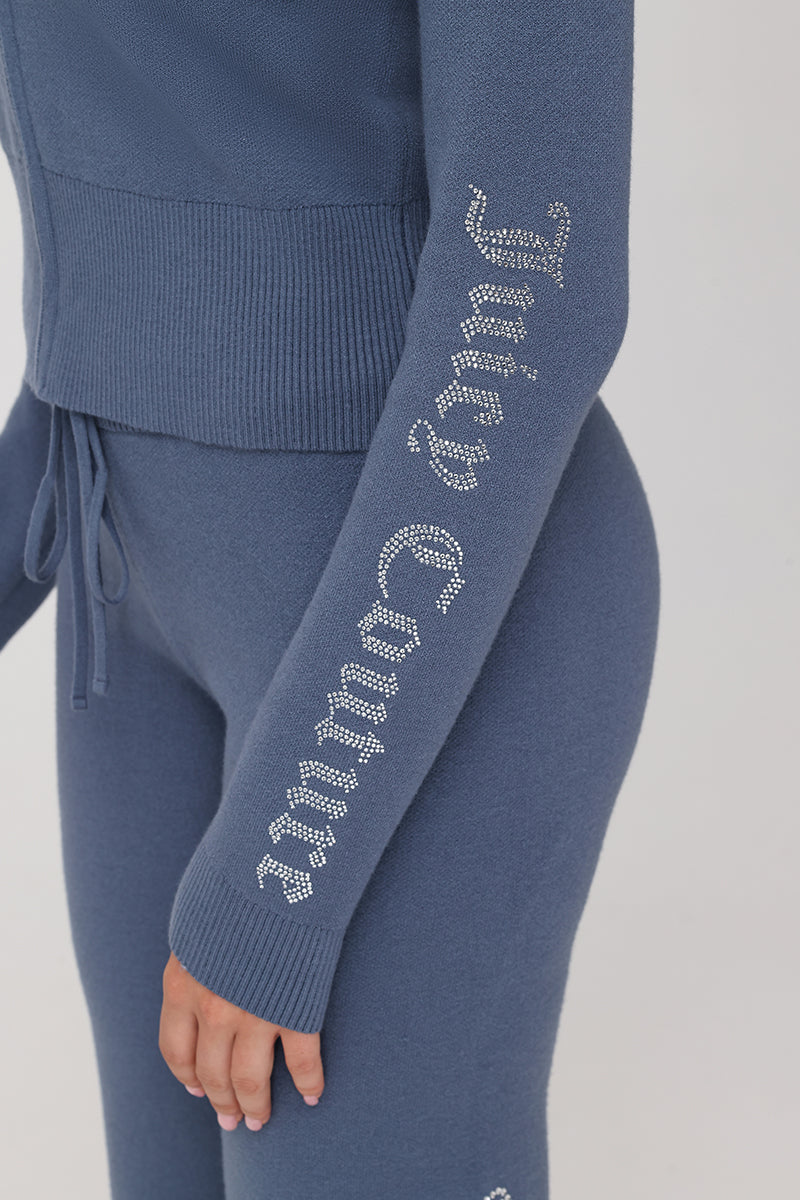 Small Bling Knit Cropped Jacket - Image 4