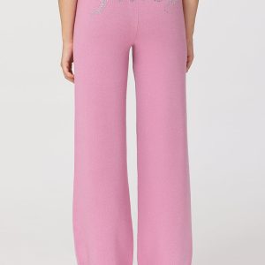 Wide Leg Sweater Pants