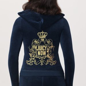 Juicy for All Heritage Cotton Velour Hoodie