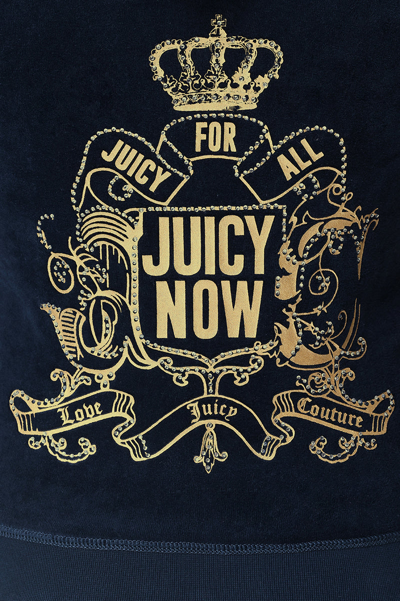 Juicy for All Heritage Cotton Velour Hoodie - Image 3