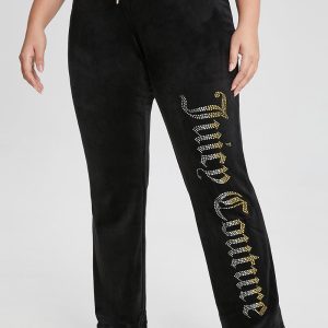 Plus-Size 30th Birthday Ombre Bling Pants