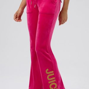 30th Birthday Snap Pocket Velour Pants