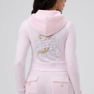 Thirty Flirty and Juicy Velour Hoodie