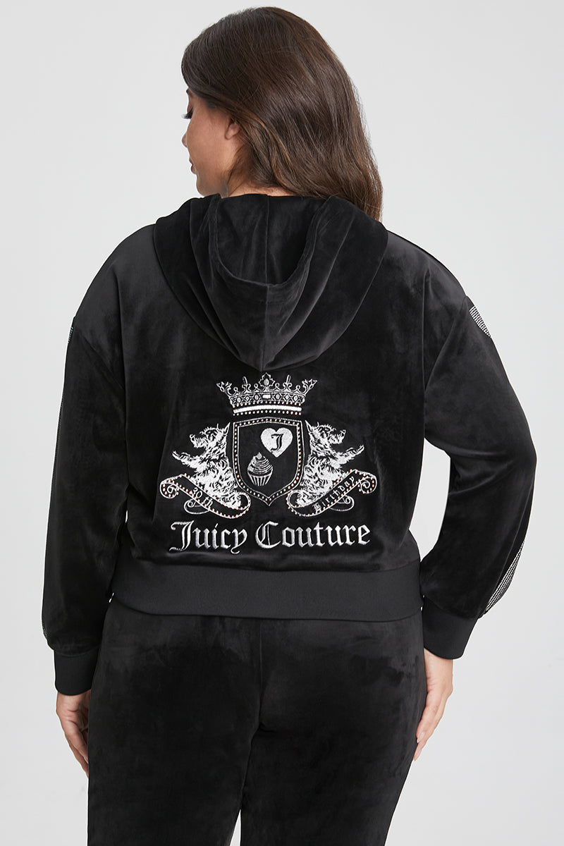Plus-Size 30th Birthday Relaxed Scottie Velour Hoodie
