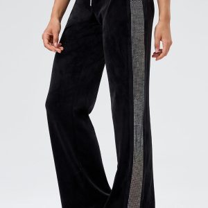 30th Birthday Side Ombre Bling Wide Leg Pants