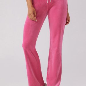 Angel Couture Big Bling Velour Track Pants