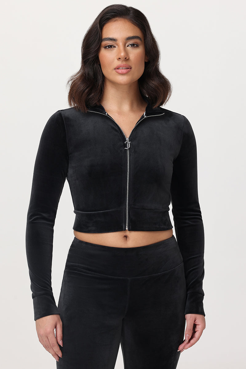 Cropped Mockneck Jacket - Image 2