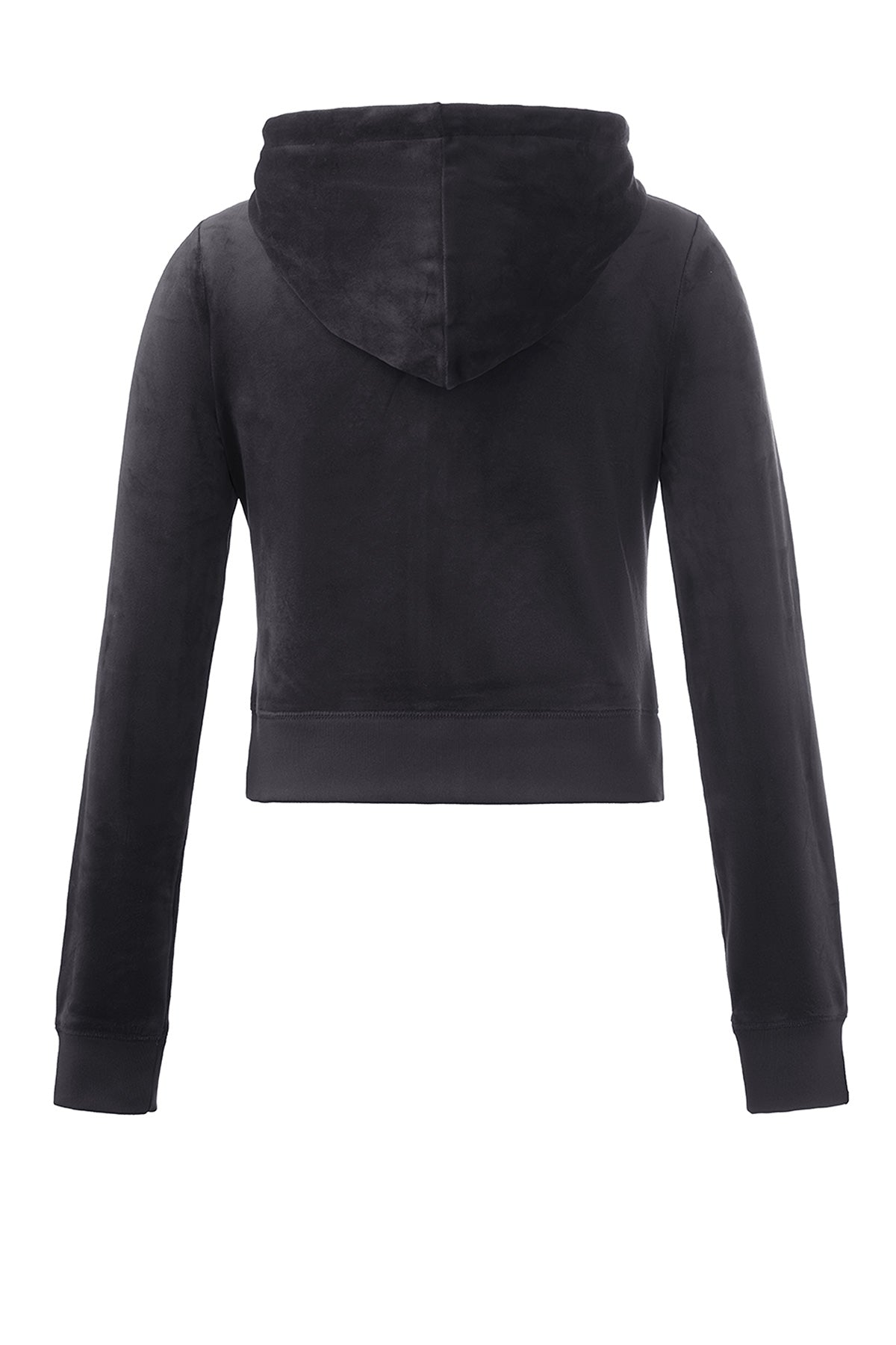 Front Mixed Crystals Velour Hoodie - Image 7