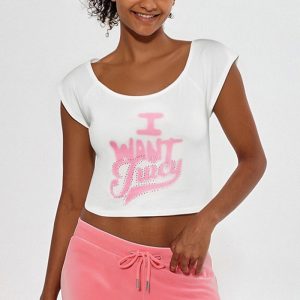 I Want Juicy Off-The-Shoulder Top