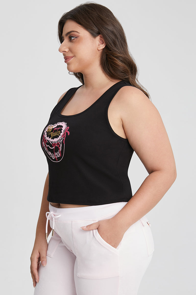 Plus-Size 30th Birthday Cake Tank - Image 4