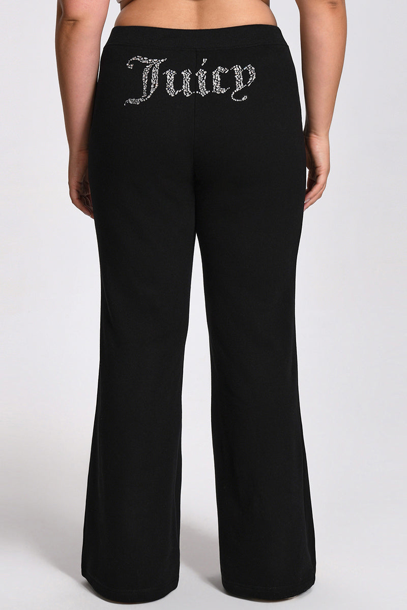 Plus-Size Angel Couture Wide Leg Fleece Pants - Image 2